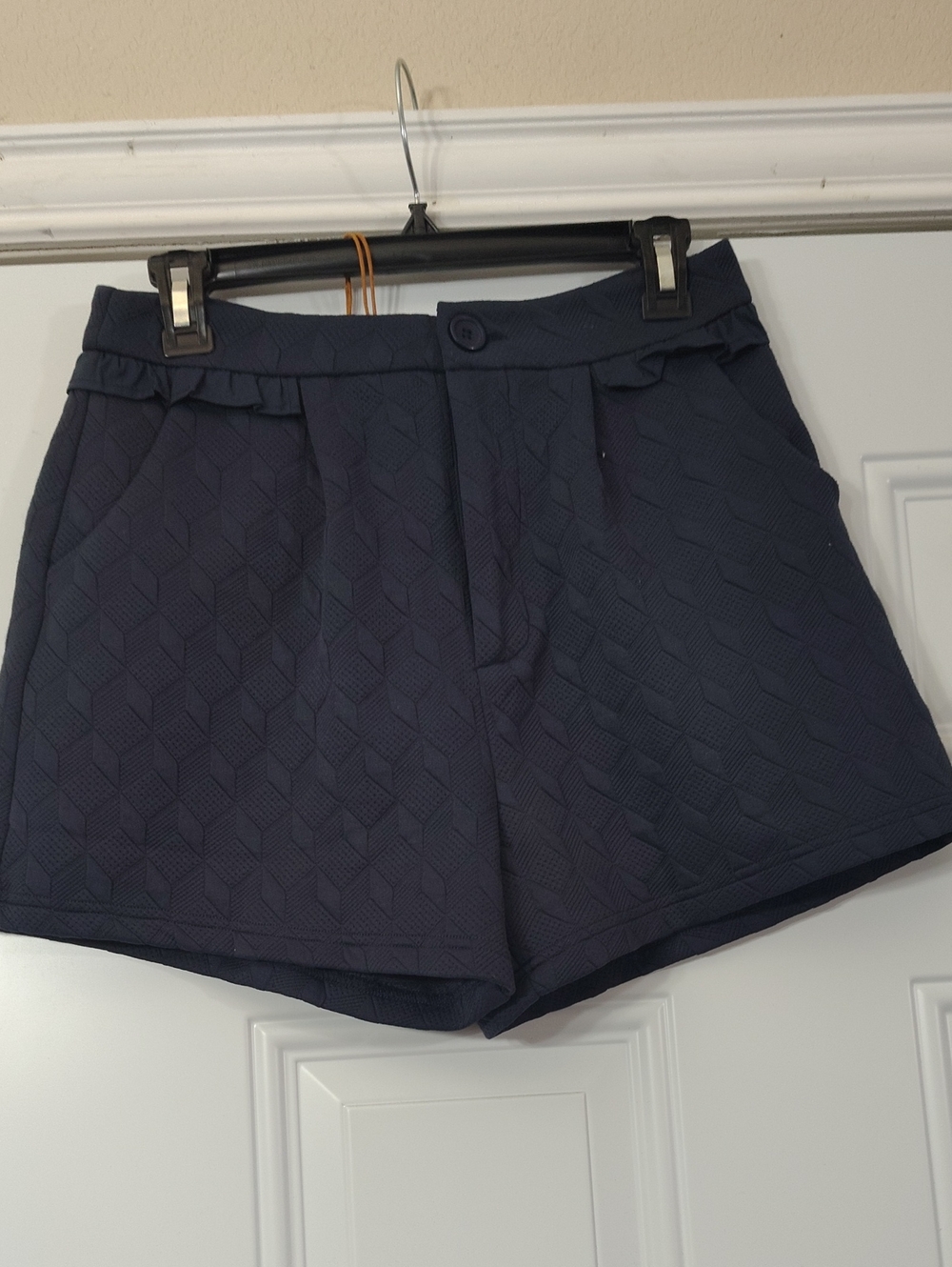 Quilted Navy Women’s Dress Shorts New Size Small